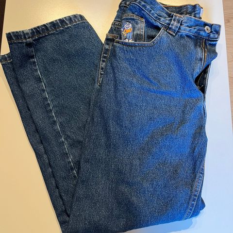 Baggy mørk jeans str 30/32