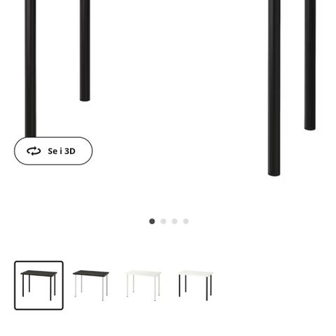 Skrivebord / pult fra Ikea - typen Linnmon