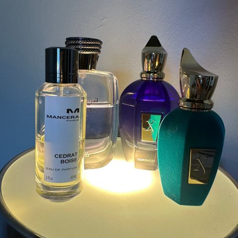 Selger parfyme pakke! Xerjoff, Mancera, Dior og Hawas