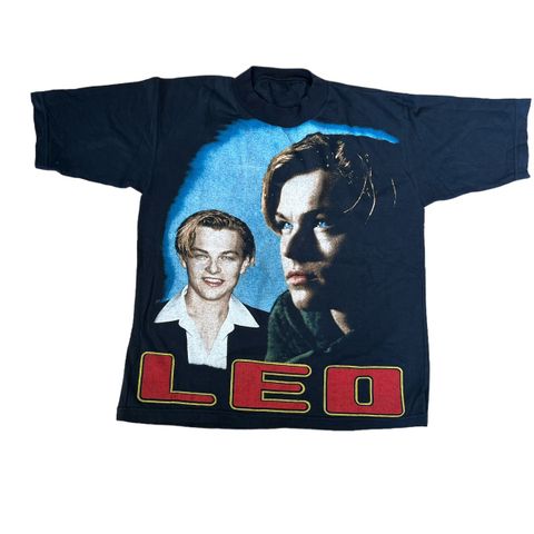 90s Bootleg Leonardo DiCaprio t skjorte