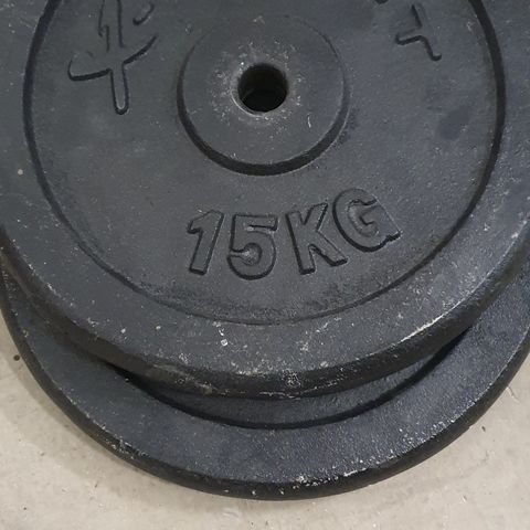 2 x 15 kg vekter