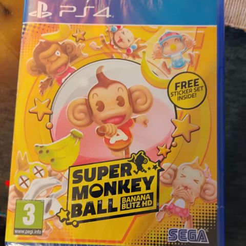 Ps4 super monkey ball spill 120kr. Helt nytt