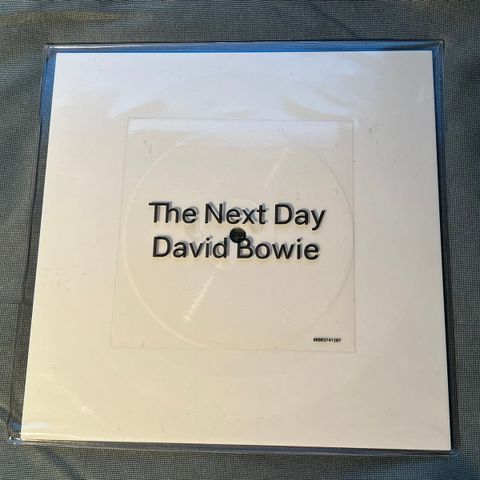 David Bowie The Next Day hvit vinyl shape 7’’