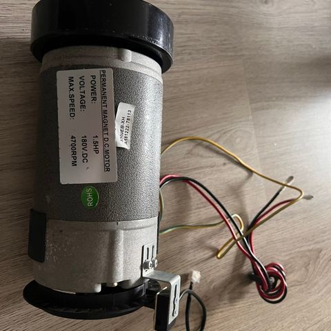 DC Electromotor med rpm måler