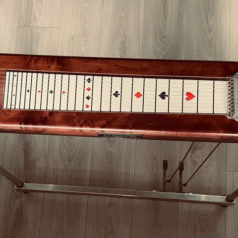 Pedal steel gitar byttes mot Gibson akk gitar