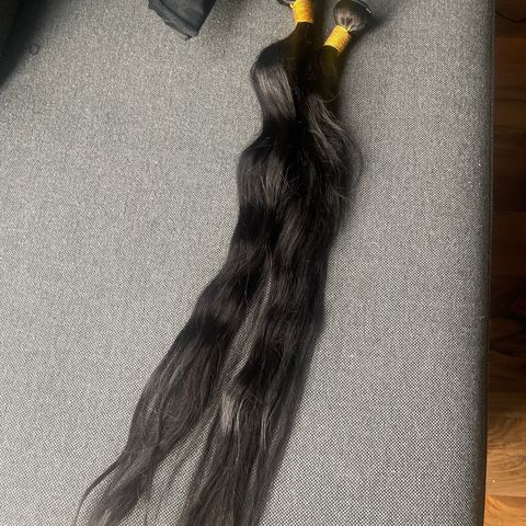 Weft human hair Extension(EKTE HÅR) ikke syntetisk