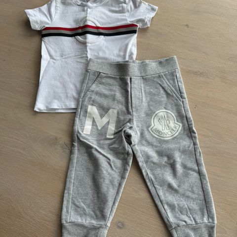 Moncler sett str 18-24 mnd