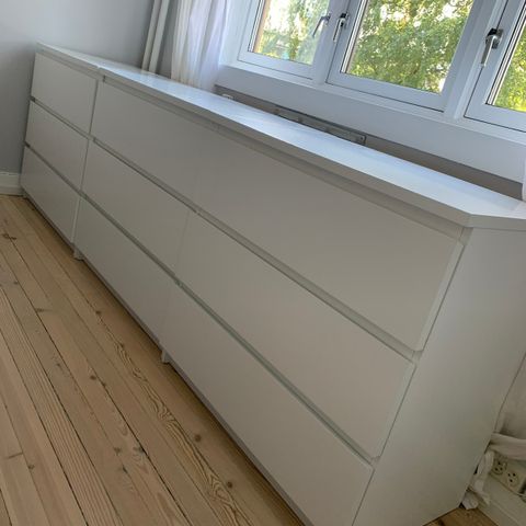 3 x IKEA malm kommode