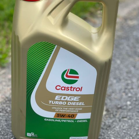 5L Castrol EDGE 5W40 motorolje