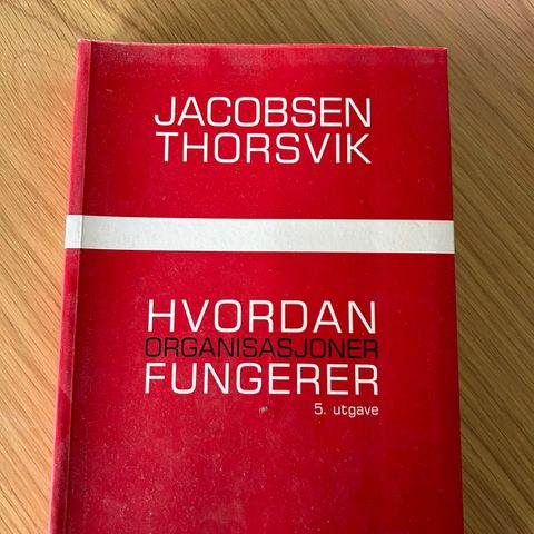 Faglitteratur: Jakobsen og Thorsvik