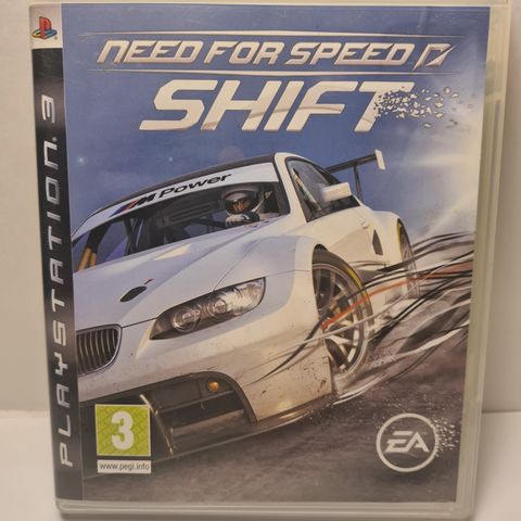 Need For Speed: Shift - PlayStation 3 - Komplett med Manual