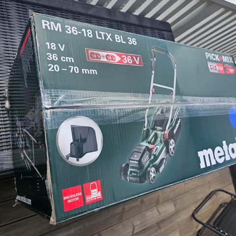 Metabo gressklipper 36 volt