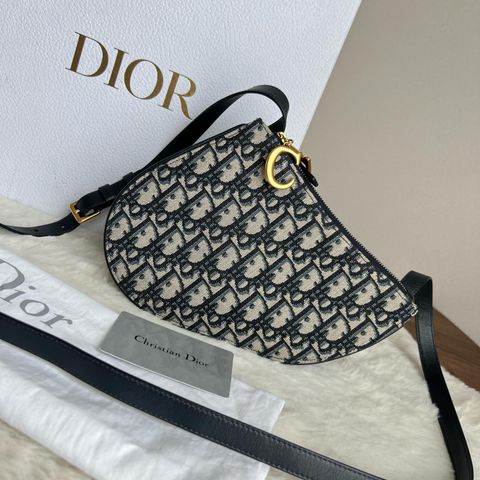 Christian Dior Saddle Triple Zip Suitable for Crossbody