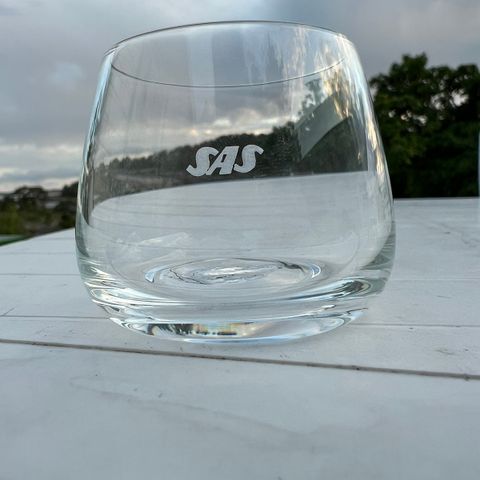 6 glass med SAS-logo