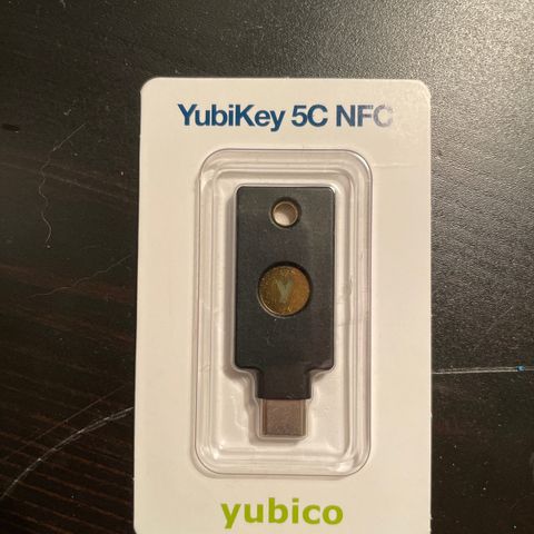 Yubico YubiKey 5C NFC Sikkerhetsnøkkel med USB-C