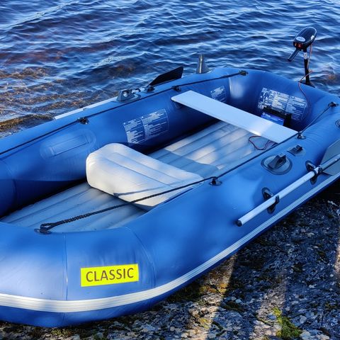 Aqua Marina gummibåt med elektrisk motor