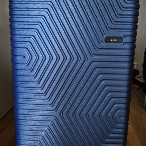 L Størrelse Blå Koffert - Veldig Lett