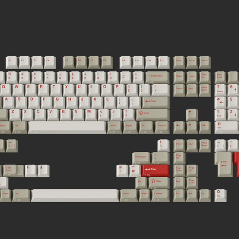 GMK Red Alert Base kit