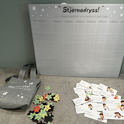 Stjernedryss motivasjonskalender! Selges for 130kr!