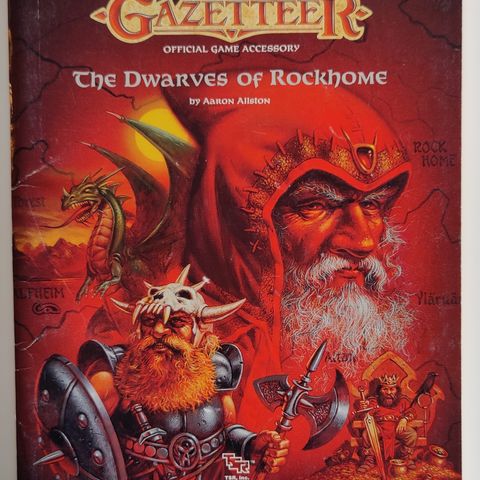 Dungeons & Dragons 1e - Gazetteer The Dwarves of Rockhome