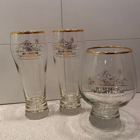 Brasserie Du Mont Blanc glass med boble