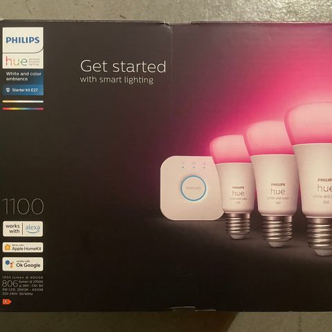 Philips Hue startsett (E27)