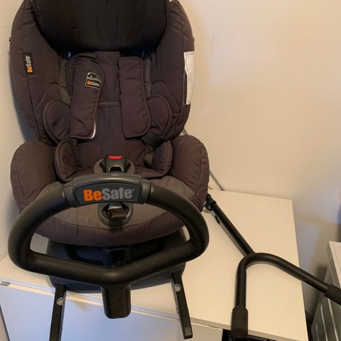 Bilstol BeSafe, barnesete 9-18 kg med isofix, selges.