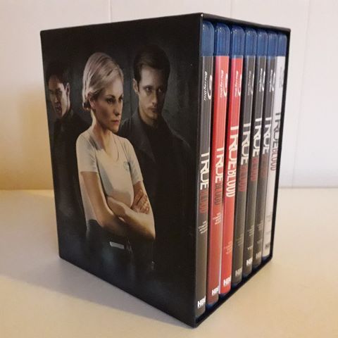 True Blood komplett serie, sesong 1-7, alle 33 skiver i veldig god stand