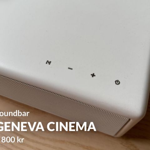 Geneva Soundbar Cinema Hvit