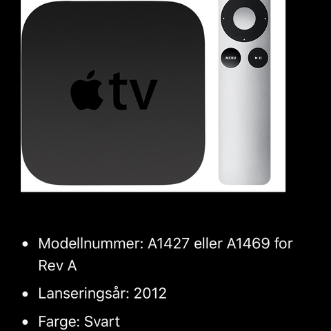 Apple TV   3.generasjon