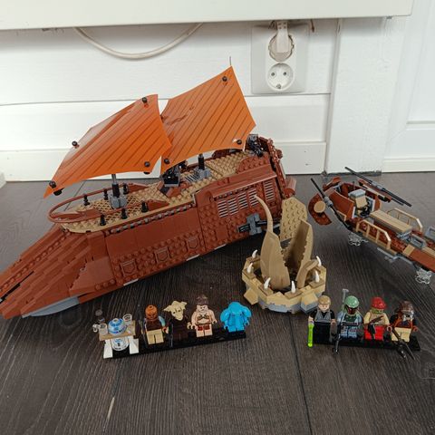 Lego star wars jabba's sail barge og desert skiff