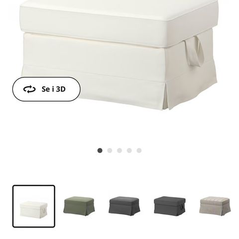 Ektorp fotskammel fra IKEA