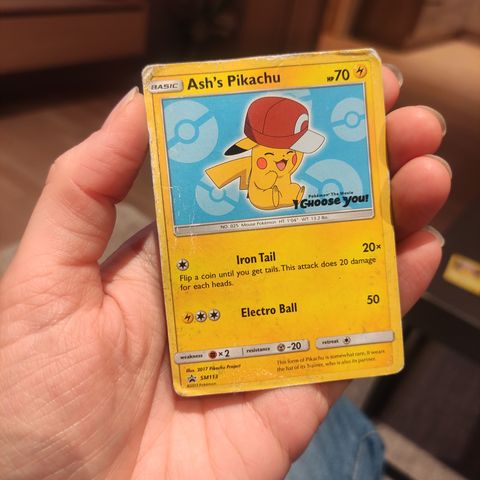 Pokemon kort - Ash's Pikachu - 2017