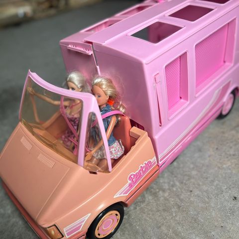 Dream Van Vintage Barbie 1989 + to dukker