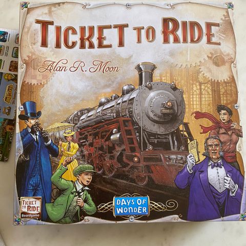 Ticket to ride, originalen,  ubrukt!