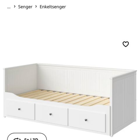 Hemnes IKEA seng