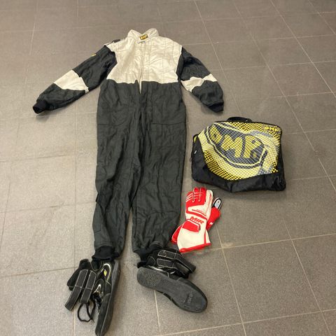 Omp Kjøredress sko og hansker for Trackday