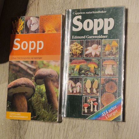 2 faktabøker om sopp