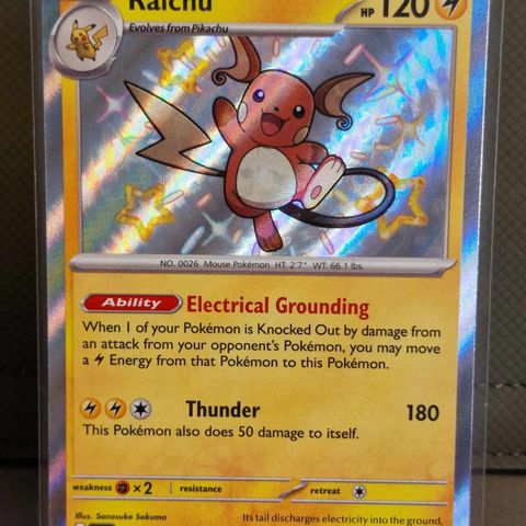 Raichu #132 - Pokemon Paldean Fates