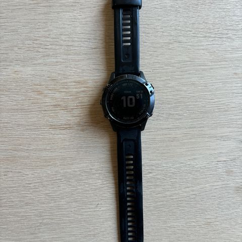 Garmin Fenix 6 Pro - inkl kvittering ladekabel og boks