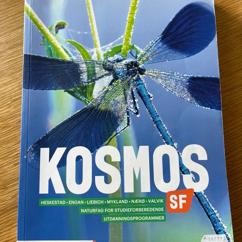 Naturfag SF bok til salgs Kosmos SF