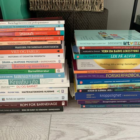 Barnehagelærer bøker