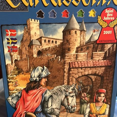 Carcassonne brett spill inkl 3 utvidelser