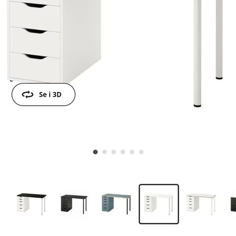 IKEA lagkapten/alex skrivebord