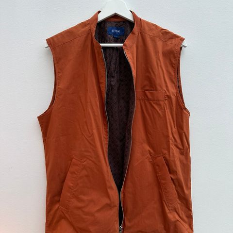 Eton poplin vest