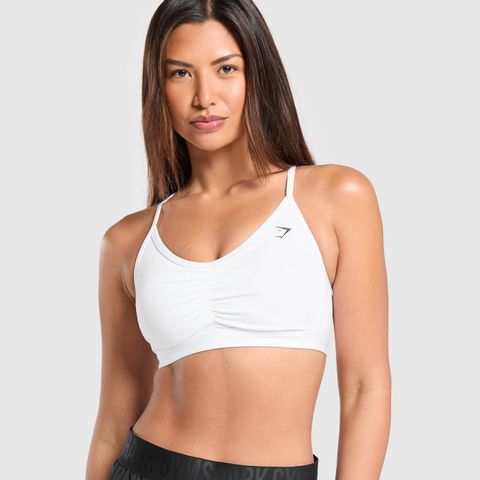 Gymshark ruched sports bra str M