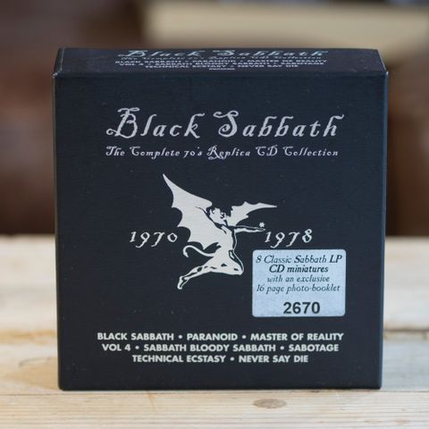 Black Sabbath complete 70´s replica CD collection