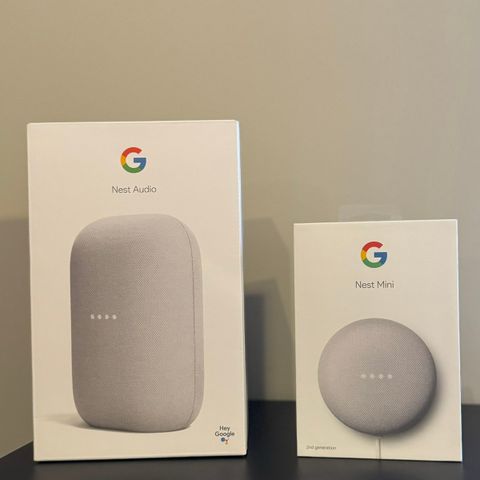 Google Nest Audio og Nest Mini (Gen 2)