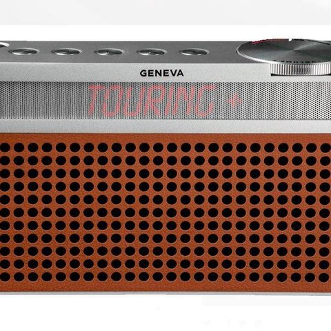 Geneva Touring S+ bærbar DAB radio m/bluetooth - Cognac farget