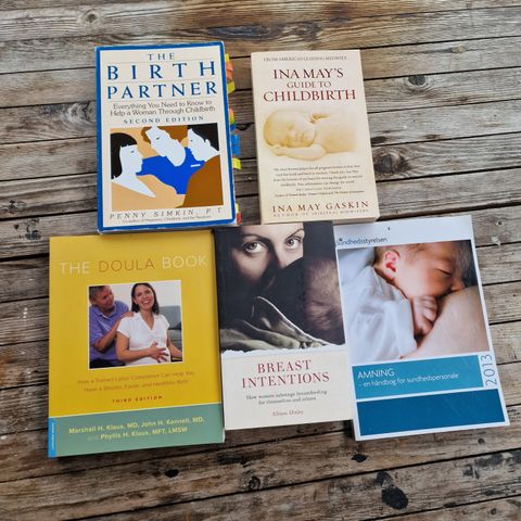 Bøker om fødsel og amming